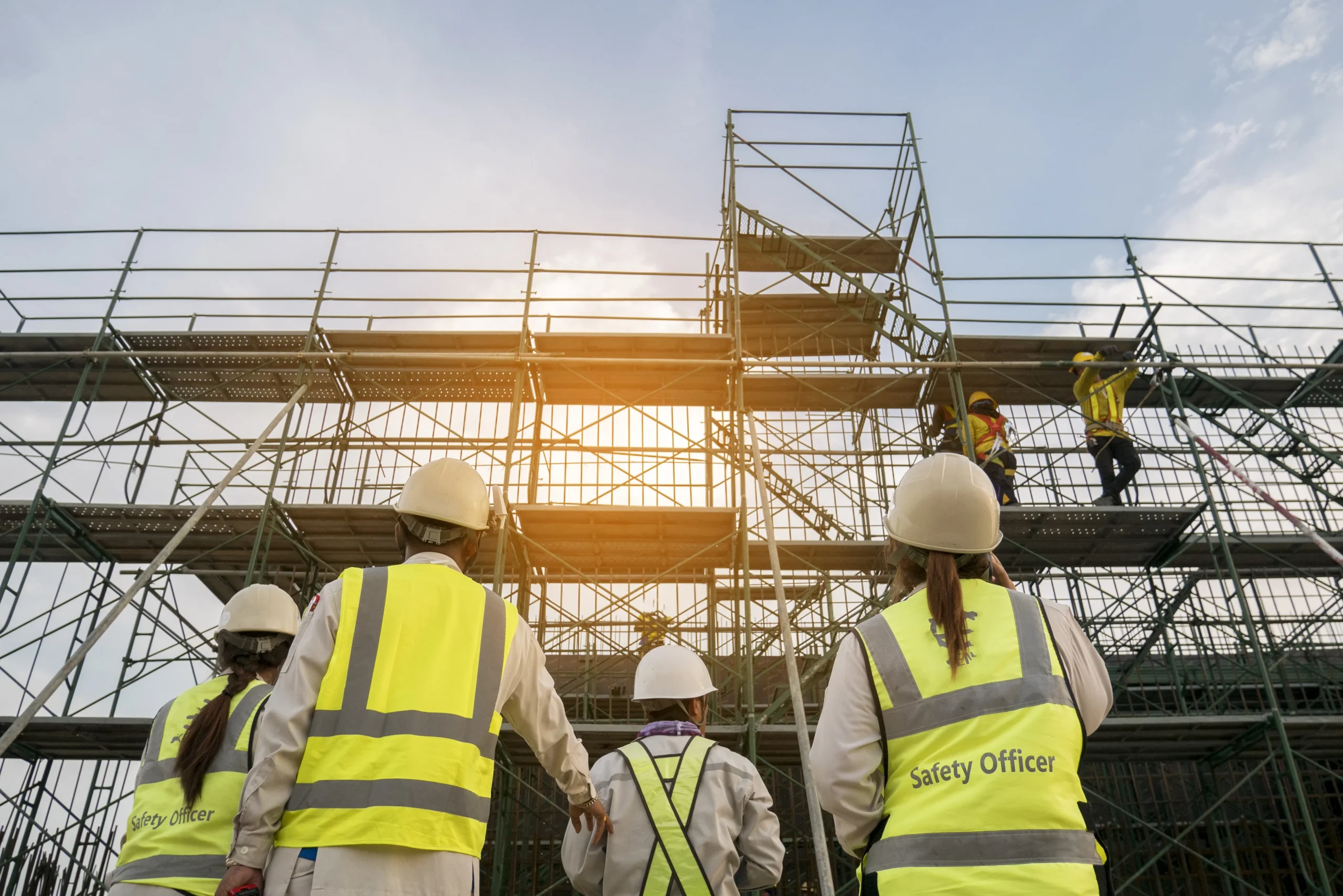 Construction safety drawing
